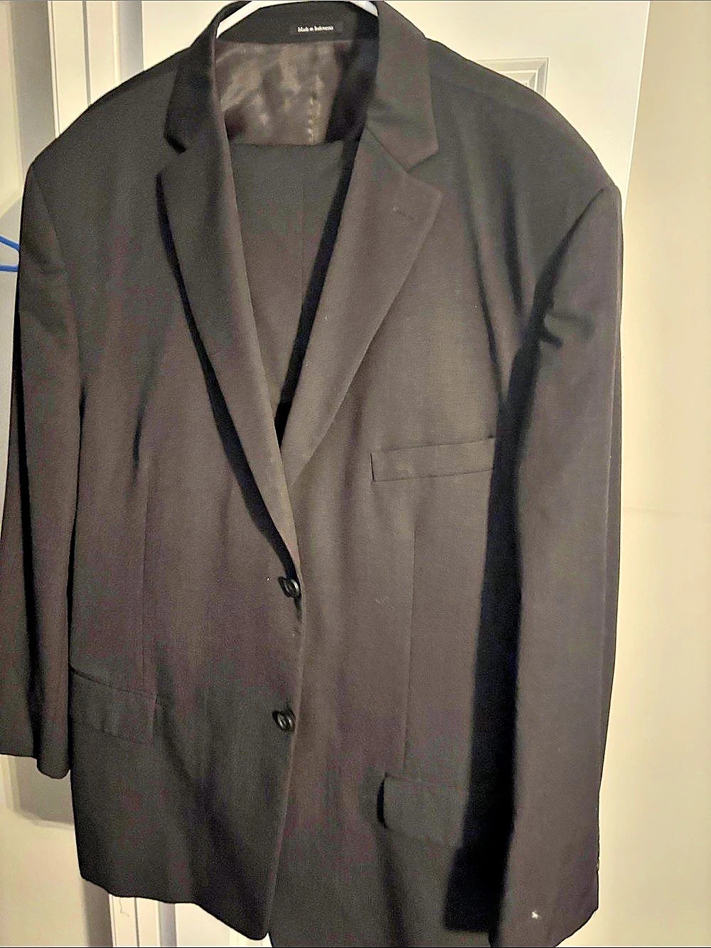 Pronto Uomo Men's Black Blazer Size 46 Like New